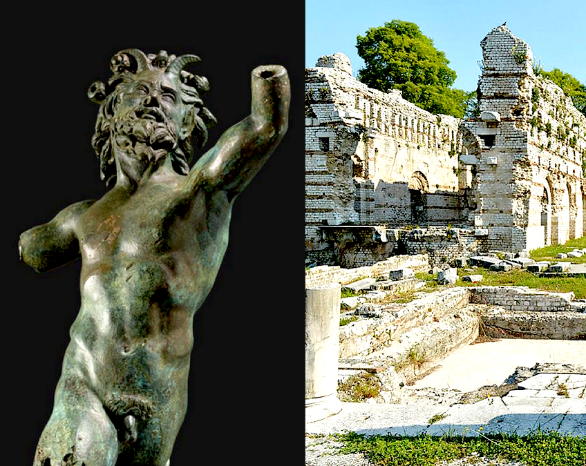 La statuaire en question au Musée d’archéologie de Cimiez